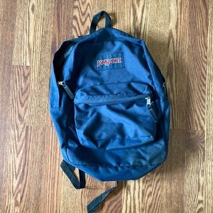 Navy Jansport Backpack